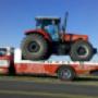 Transportando un tractor