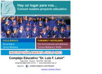 Sitio web de Instituto Leloir - Técnico Superior en Turismo y Hoteleria