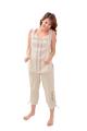 Camisola Espalda con renda- Pantalon Capri