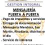 mensajeria puerta a puerta