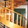 escalera caracol de madera