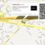 Dirección del local con qr