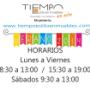 Horarios de atención