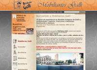 Sitio web de Mobiliarios Galli
