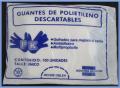 Guantes de polietileno x 100 PK
