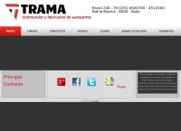 Sitio web de Trama Distribuidora