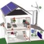 Instalacion Solar+Eolica  Residencial Modelo