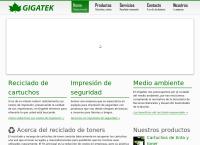 Sitio web de Gigatek