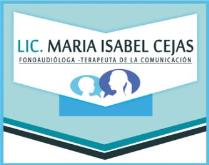 Lic. Maria Isabel Cejas - Fonoaudióloga Terapeuta de la Comunicación