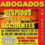 ABOGADOS LABORALES,ACCIDENTES,DESPIDOS