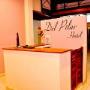 En HOTEL DEL PILAR, disfrute nuestros servicios: habitaciones
<br>dobles, singles y triples con baño privado, TV por cable, Wi-Fi,
<br>desayunador y mucho más.