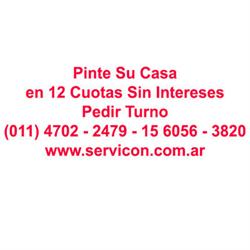 PINTE SU CASA EN 12 CUOTAS SIN INTERESES - PEDIR TURNO