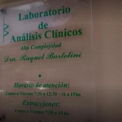Laboratorio de Análisis Clínicos Bartolini Raquel a