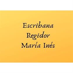 Regidor Maria Ines - Elias Maria Josefina  Escribanas