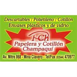 PAPELERA Y COTILLON CHAMPAQUI