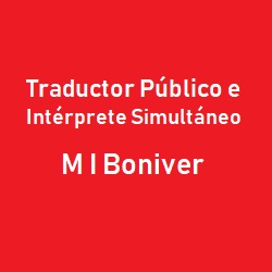 Traductor Público e Intérprete Simultáneo M I BONIVER