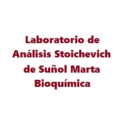 LABORATORIO DE ANALISIS STOICHEVICH DE SUÑOL MARTA BIOQUIMICA