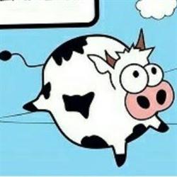 UNA VACA VOLANDO