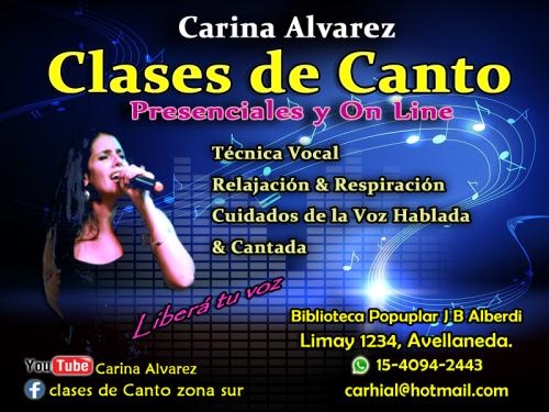 Clases de Canto zona sur