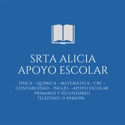 SRTA ALICIA - APOYO ESCOLAR