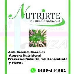 Asesora Nutricional - Productos Nutrirte
