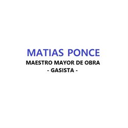 MATIAS PONCE MAESTRO MAYOR DE OBRA