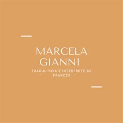 MARCELA GIANNI - TRADUCTORA E INTÉRPRETE DE FRANCÉS