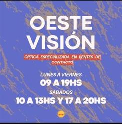 Oeste Vision Óptica Contactología