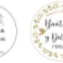 diseño bautismo stickers tarjetas