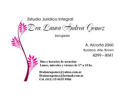 Estudio Juridico Integral Dra Laura Andrea Gomez