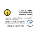 Gasista Matriculado Mera Javier Alejandro