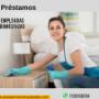 prestamos con tarjeta BA personal de limpieza