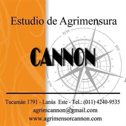 Estudio de Agrimensura Cannon