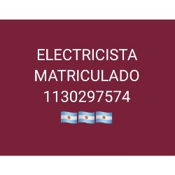 Electricista Matriculado zona sur (DCI)