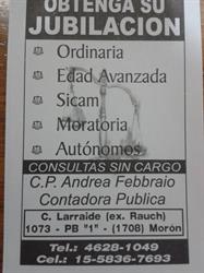 ESTUDIO CONTABLE IMPOSITIVO DRA. ANDREA FABIANA FEBBRAIO