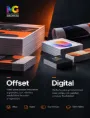 Offset o digital la elección depende del proyecto.