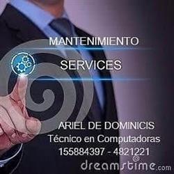 Servicio técnico de computadoras a domicilio Ariel