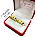 Alianzas de oro cinta 8 gramos el par