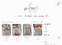 Sitio web de Grow lencería mendoza