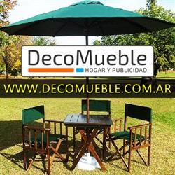 DecoMueble Muebles de Jardín y Bar Sillas Mesas Sillón Director Plegables Sombrillas