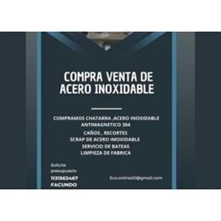 Compra y Venta de Chatarra y Acero Inoxidable