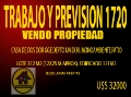 VENDO CASA EN TRABAJO Y PREVISION 1720