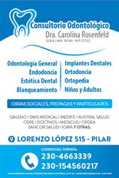 Consultorio odontológico Dra Rosenfeld Carolina