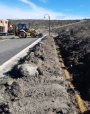 Excavación red gas PEAD unión por electro fusión