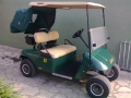 Ezgo TXT Carro electrico para golf con capotina cubre palos