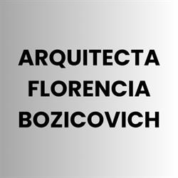 Arquitecta Florencia Bozicovich