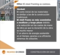 Es mas costoso el Steel Frame 