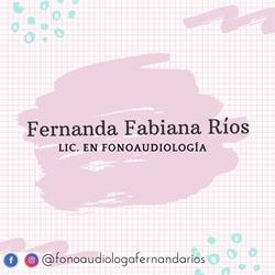 FONOAUDIOLOGIA RIOS FERNANDA