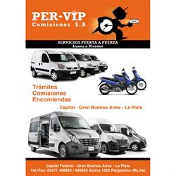 Per-Vip S.A. Trámites Comisiones Encomiendas