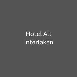 Hotel Alt Interlaken